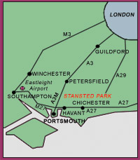 Stansted Park Location